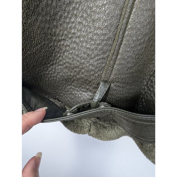 Zara Faux Leather Biker Moto Double-Faced Jacket - Picture 11 of 12